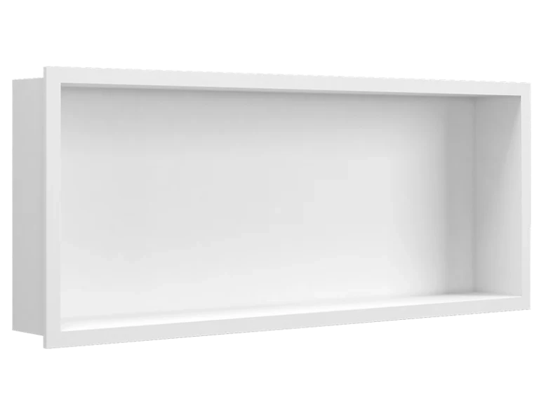 Nicchia bagno Solid Surface 30x80 cm - bianco opaco