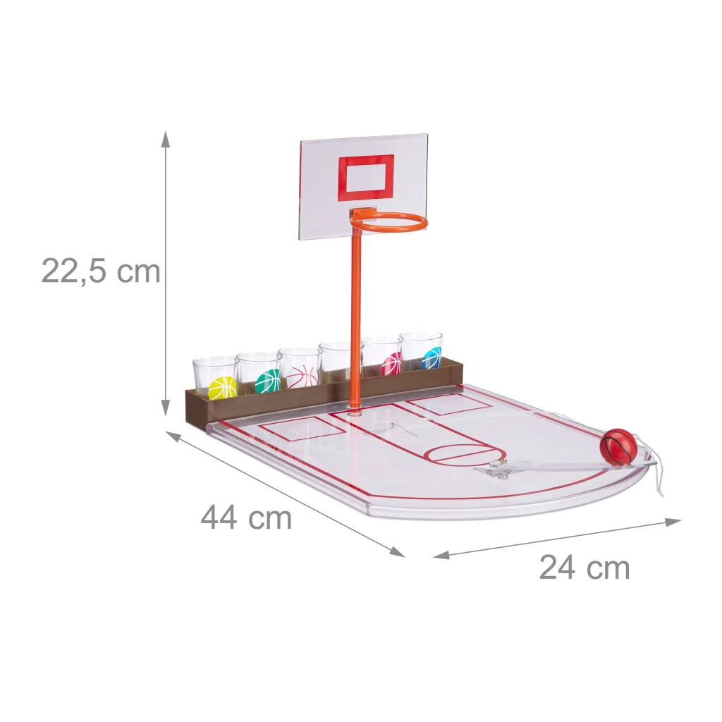 Divertente gioco alcolico per feste con gli amici 30 x 30 x 10 cm atmosfera festosa in plastica rossa 13_0003941