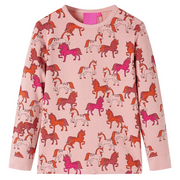 Pigiama per Bambini a Maniche Lunghe Rosa Chiaro 92 CFW3799014