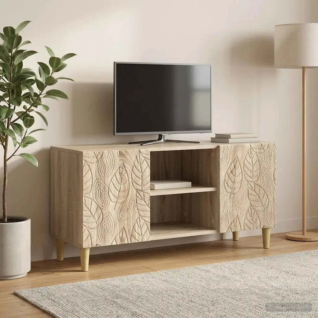 Mobile TV 102 x 34,5 x 50 cm Rovere Sonoma Legno ingegnerizzato 895157