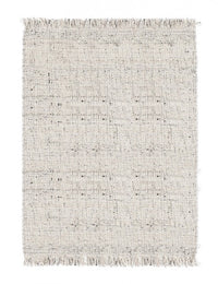 Tappeto 140x200 cm Senuri in Tessuto Beige