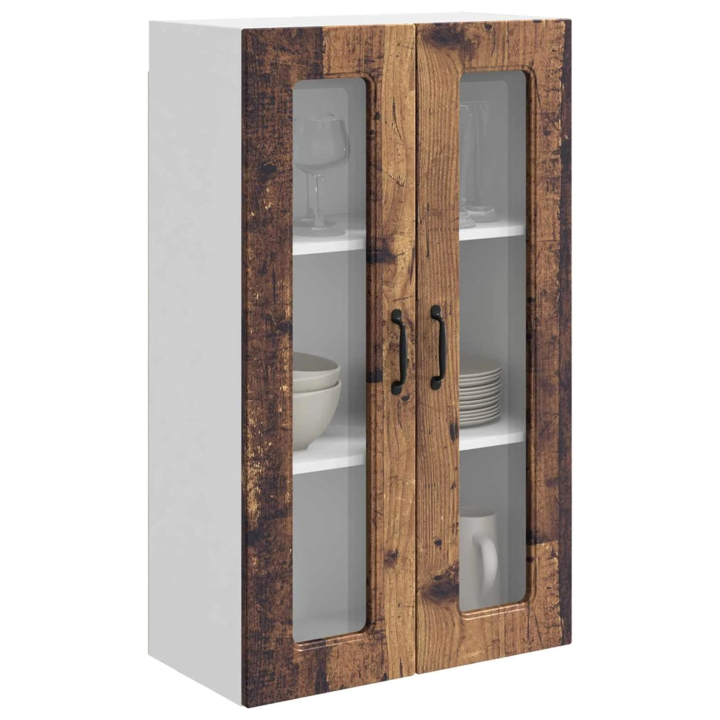 Mobile da cucina con lo scaffale-Armadio da cucina Legno vecchio 60 x 31 x 100 cm 694218