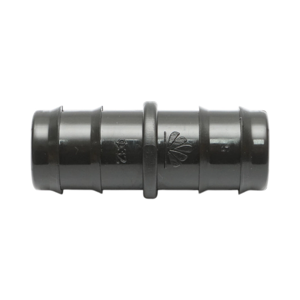 Connettore diritto per tubo di irrigazione a goccia 32x32 mm per sistemi di irrigazione