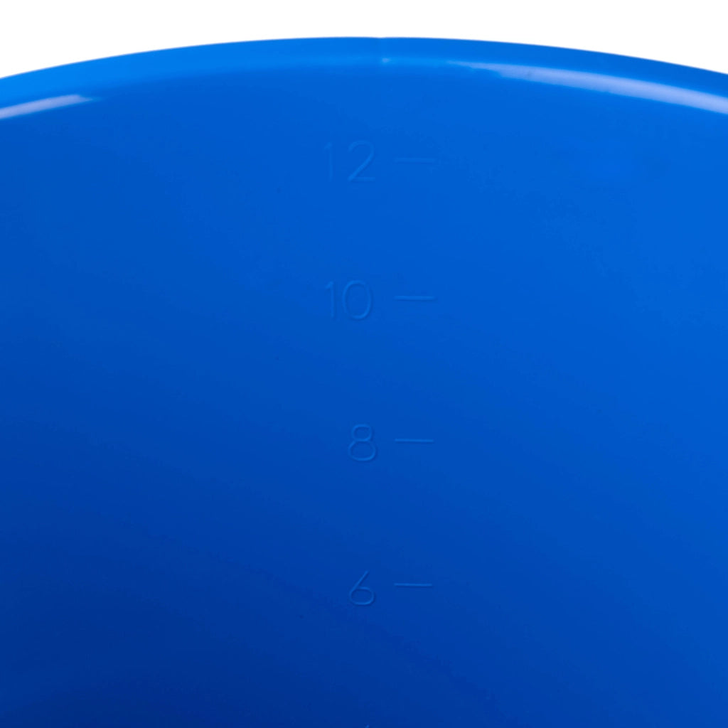 Secchio da cantiere KADAX con imbuto, maniglia, misurino, 12 litri, in plastica, resistente.