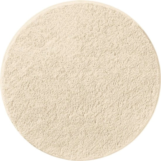 Matte da bagno Rhodos Uni antiscivolo naturale diametro: 90 cm Ø - estremamente morbido, assorbimento estremo, morbido come la pelliccia