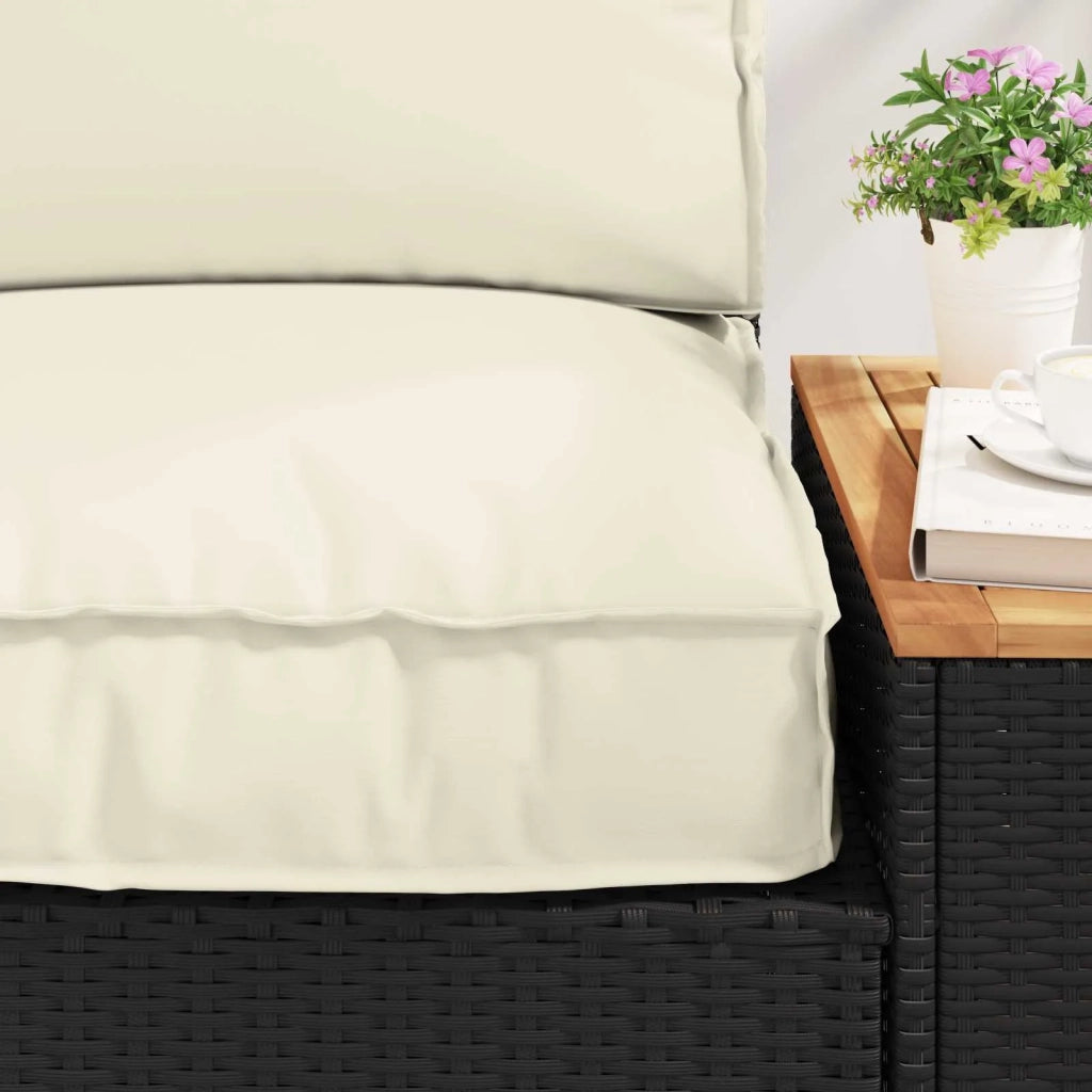 Set di Cuscini per Pallet 2 pcs Crema Tessuto Oxford 3329061