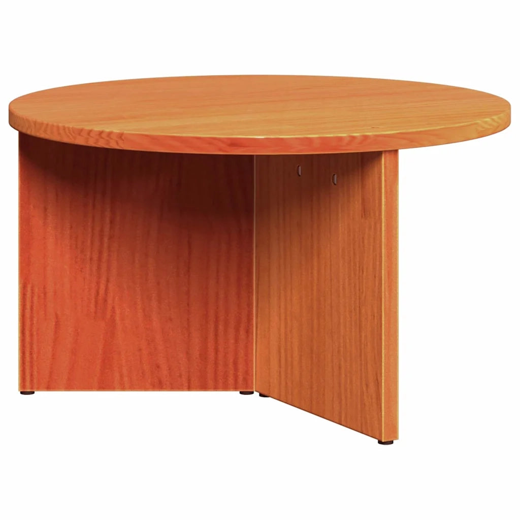 vidaXL Tavolino da salotto 2 pcs Cera marrone 49 x 49 x 28 cm