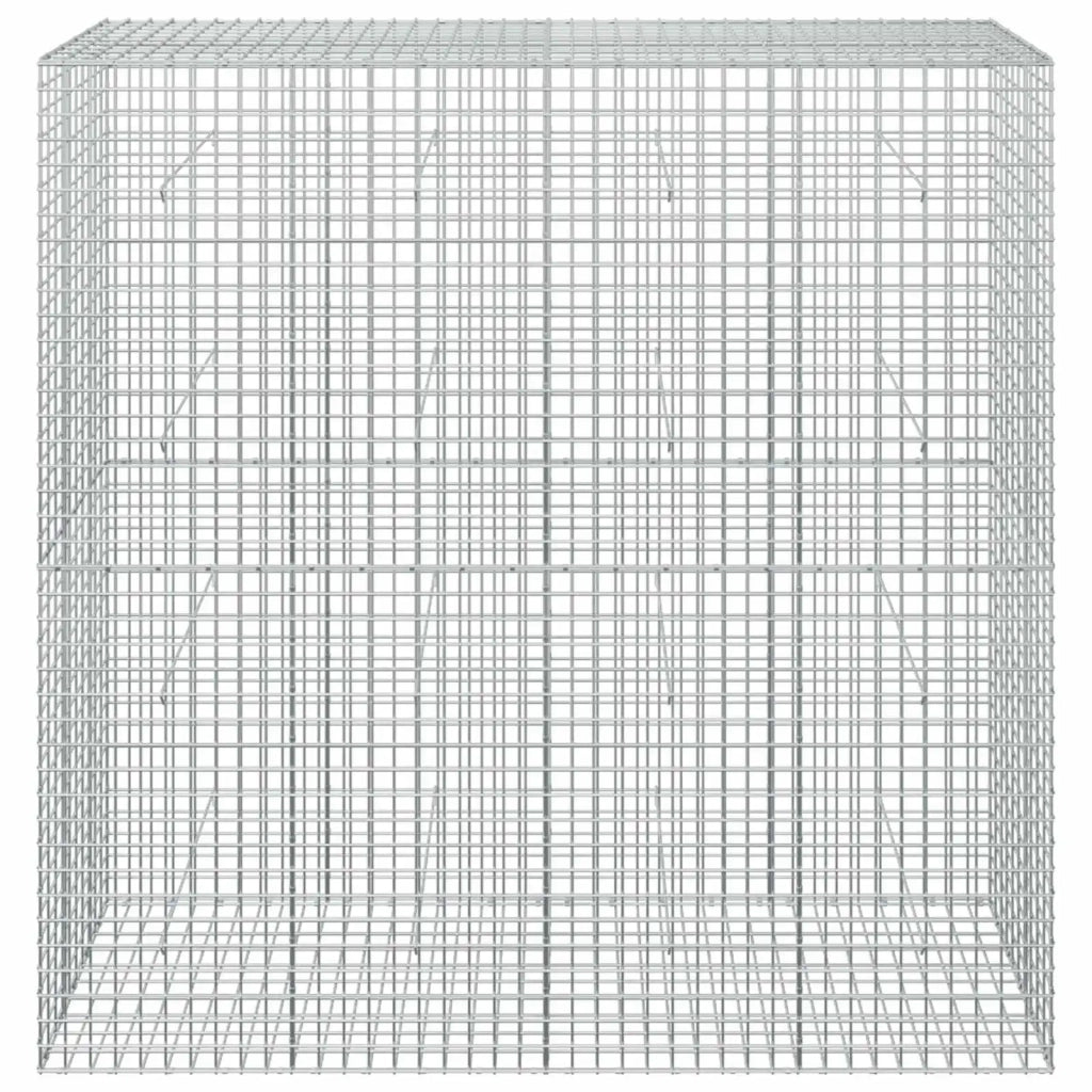 Gabione con filo da 5 mm e rete da 5x5 cm 200x50x200 cm 3464302