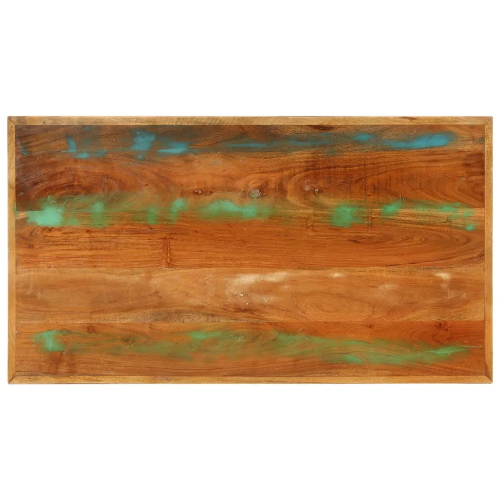 Tavolino da Salotto 100x55x45 cm in Legno Massello di Recupero