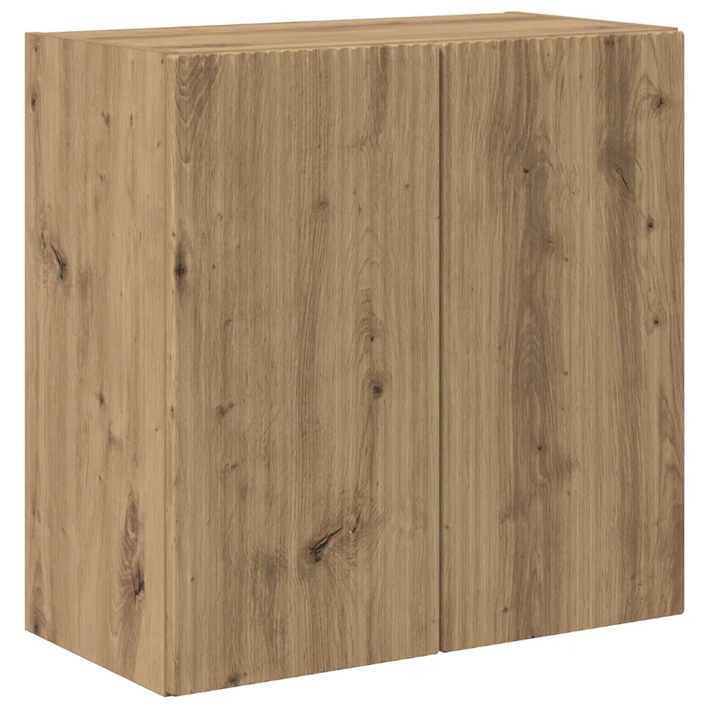 Mobile TV da parete Rovere artigianale 59,5 x 31 x 60 cm 892358