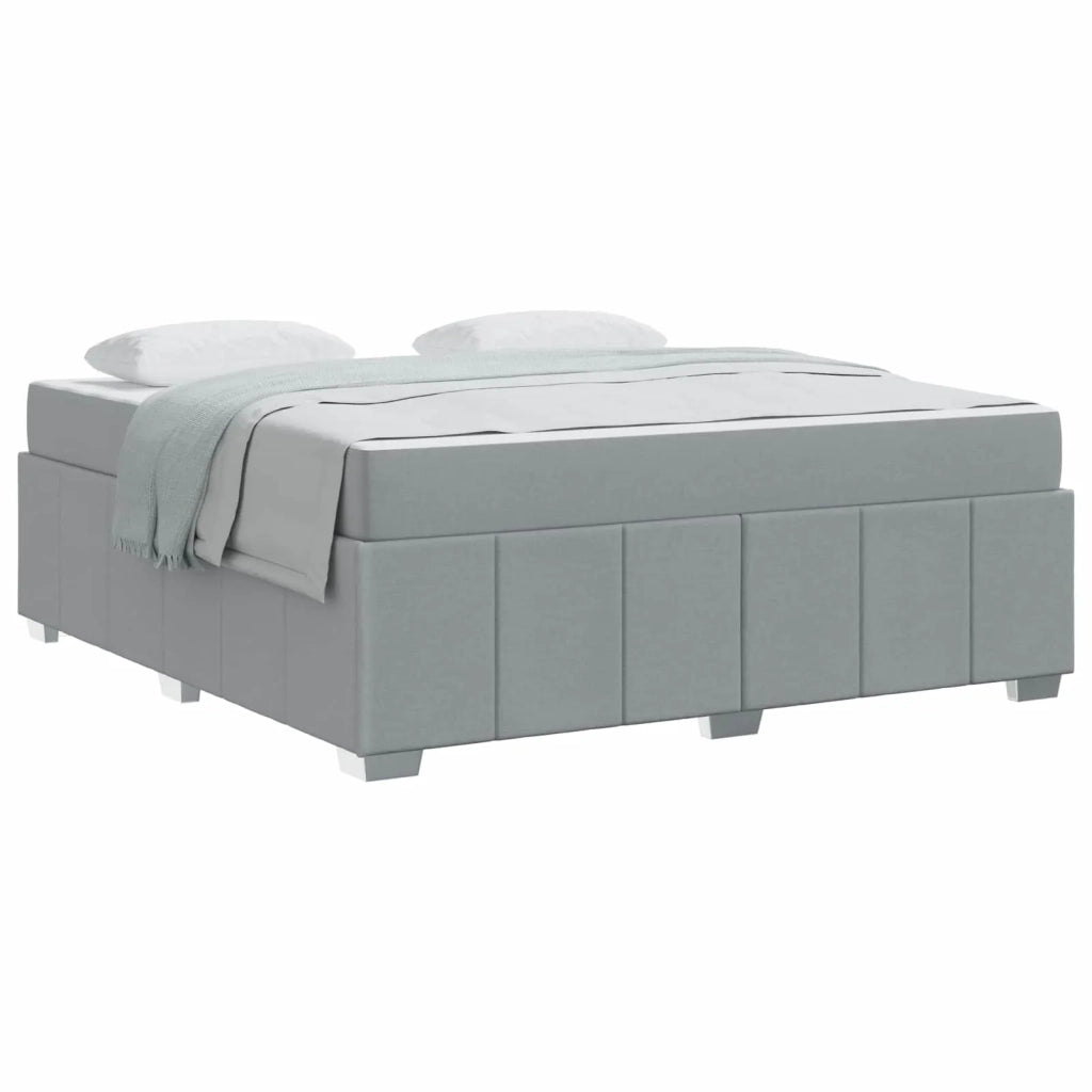 Struttura del letto Grigio chiaro 180 x 200 cm Tessuto 3398300