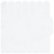 Piastrella Piuma 10 pcs Bianco 30 x 30 cm Poliuretano e PET 42046198