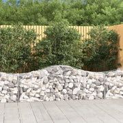 Cesti Gabbioni ad Arco 25 pz 200x50x60/80 cm Ferro Zincato 3145614