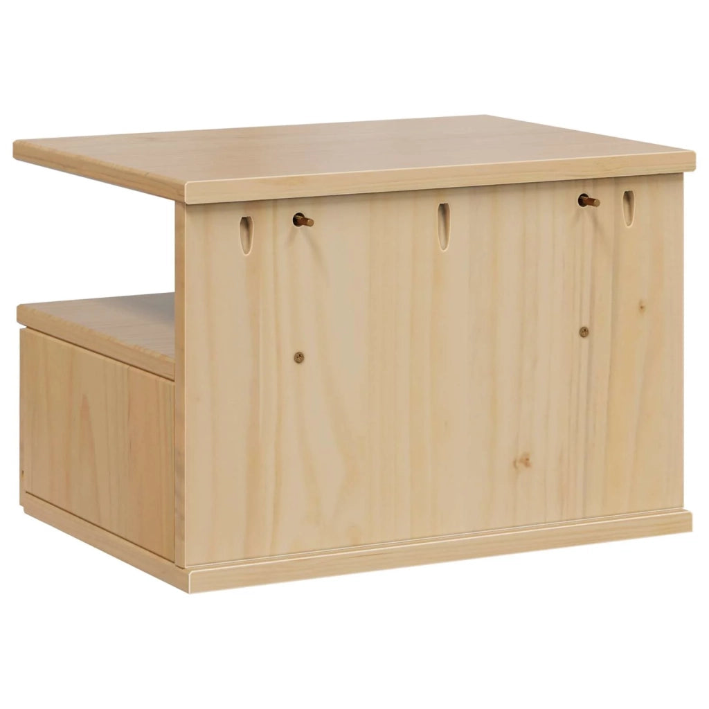Comodino | Armadio da Notte | Mobiletto da notte HILL Marrone miele 40 x 31 x 27 cm