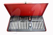 SET DI CHIAVI INSERTI 40 PEZZI TORX ESAGONALI E MILLE RIGHE X BULLONI SPANATI