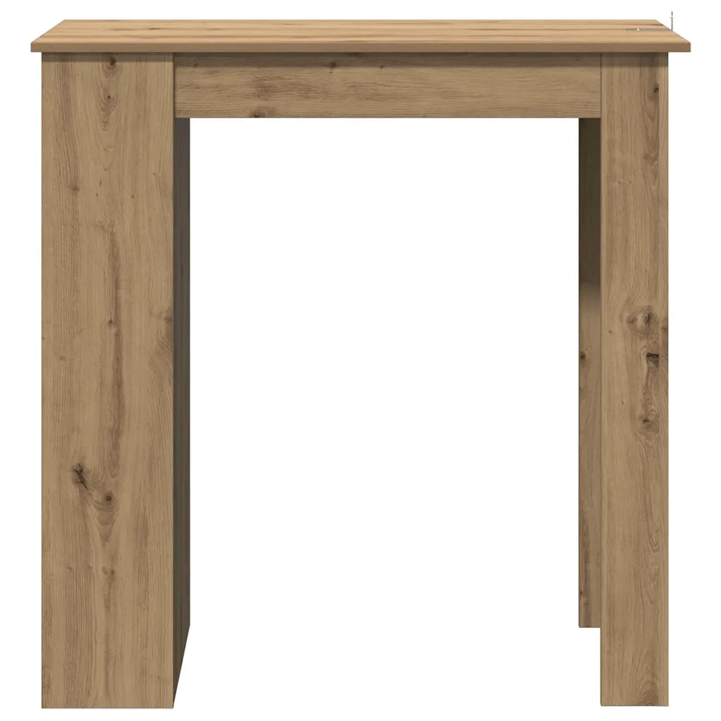 Tavolo Bar Ripiano Rovere Artigianale 102x50x103,5cm Truciolato