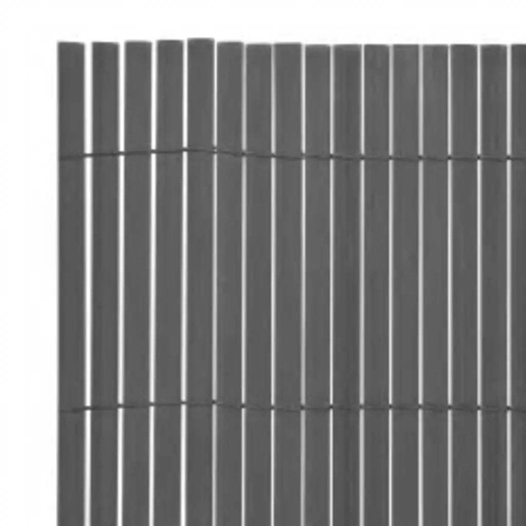 Recinzione da Giardino a Doppio Lato 90x400 cm Grigio cod mxl 25272