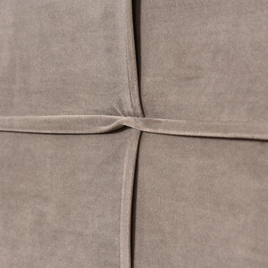 Letto imbottito 90x200 cm in velluto grigio chiaro con contenitore e testiera regolabile