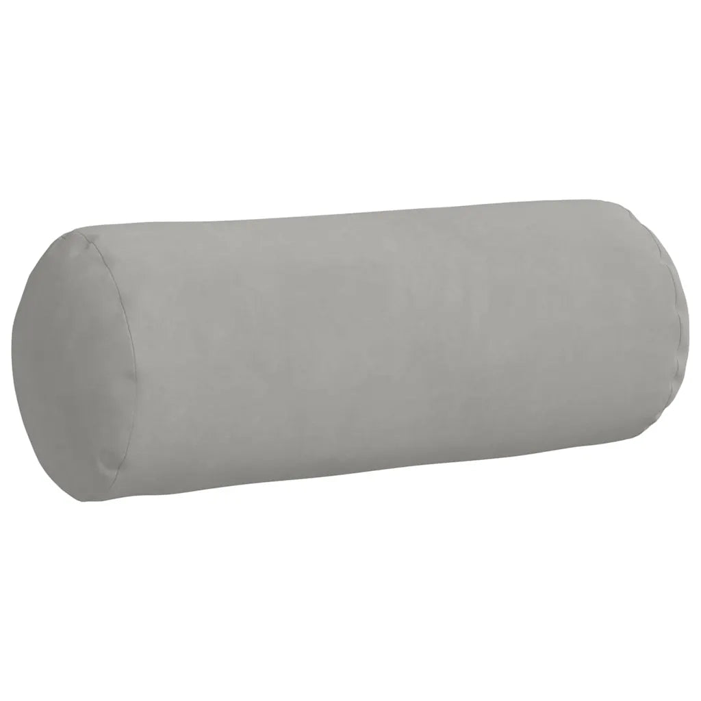 Cuscini a rullo 2 pz | Cuscini per sedie Grigio chiaro ? 15 x 40 cm