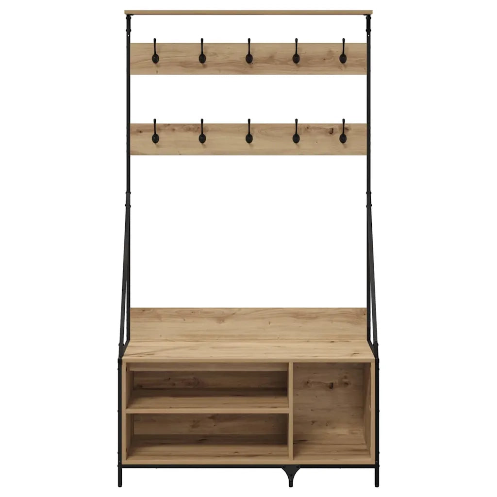 Stendibiancheria Rovere artigianale 100 x 41 x 184 cm CFW5808962