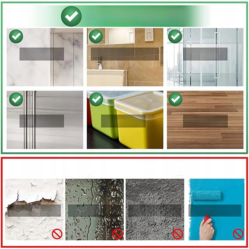 Nastro Biadesivo Nano 1mm – Riutilizzabile, Impermeabile, Trasparente | 5m x 50mm