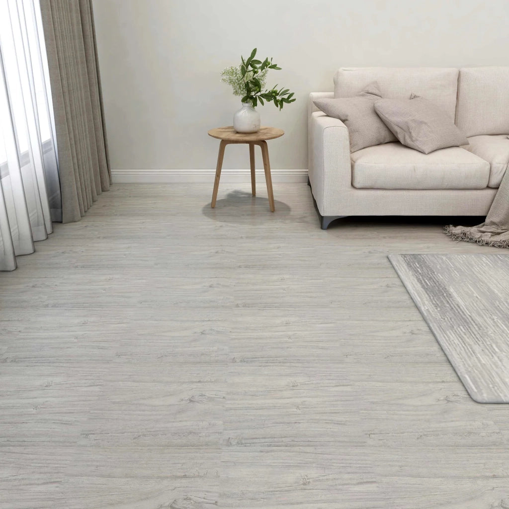 Tavole per Pavimenti 5,11 m2 55 pz PVC Grigio e Legno CFW5391653