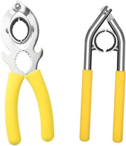 Chiave a stella universale - Bocchetta per lampadina - 2 pezzi - Idonea per diverse modelli - Argento - Chiave a stella universale per lampade da bagno e cucina
