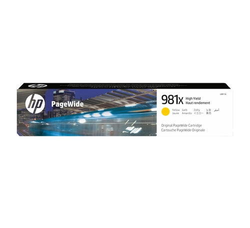 HP Cartuccia giallo originale ad alta capacità 981X PageWide