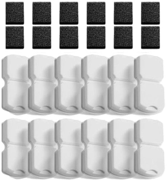 Filtro a Carbone/Spugna - Sostituzione 24 Pezzi - Filtri per Acqua - Adatto per GIOTOHUN - Filtro Multistadio - Miglioramento della Qualità dell'Acqua - Filtro per Acqua