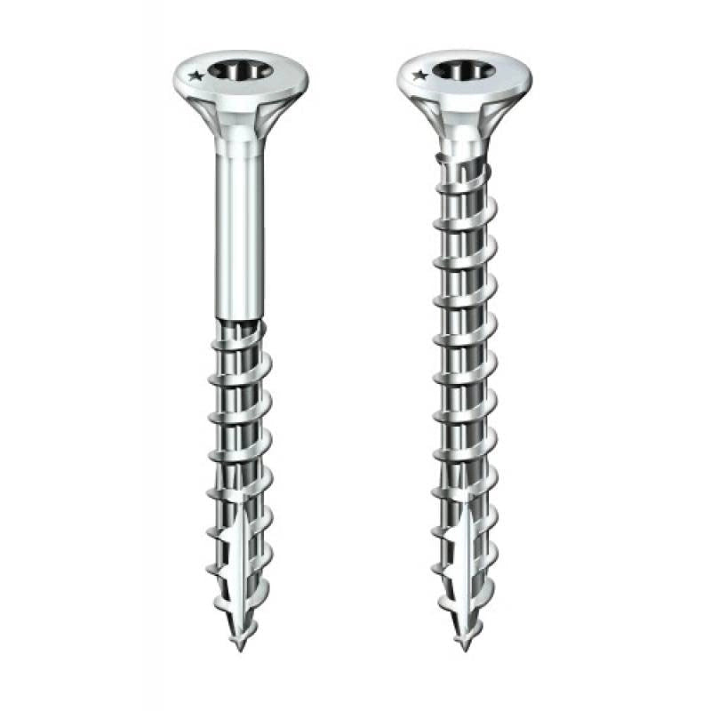 Vite testa svasata stella VYNEX acciaio zincato 6x160/70-Boite 100-351400025079