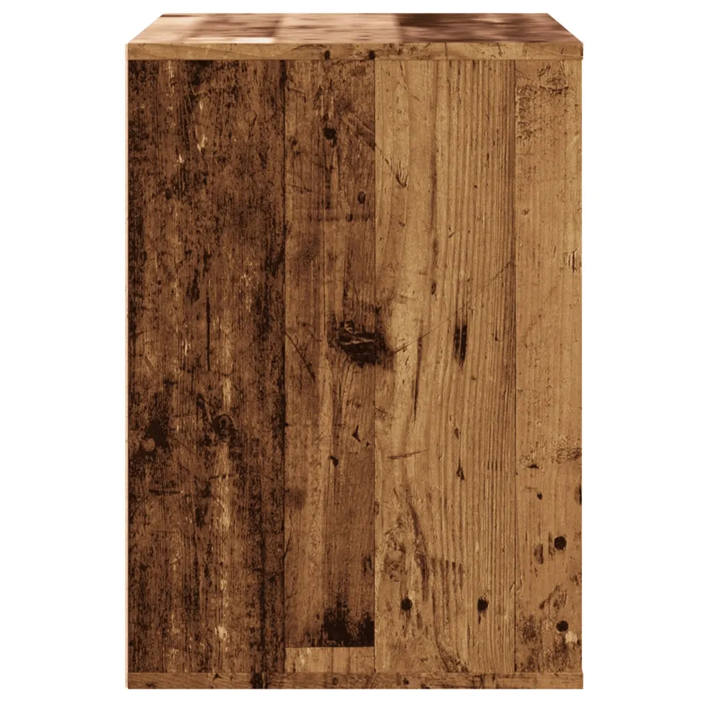 Cassettiera Angolare Legno Antico 80x41x58 cm Legno Multistrato CFW6385165