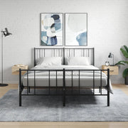 Comodini a Muro 2 pz-Set di 2 Tavolino da notte Rovere Sonoma 35x35x20 cm 613591