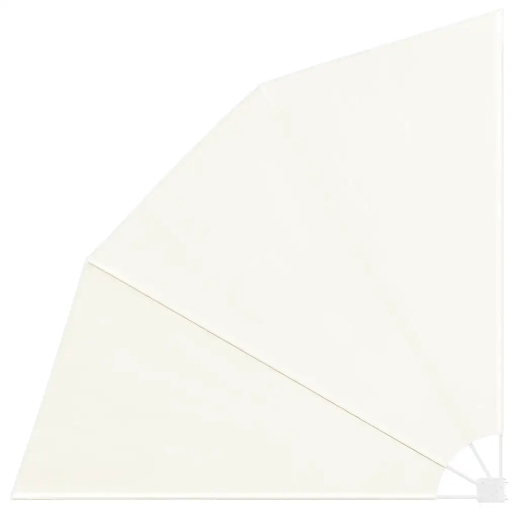 Tenda Laterale per Balcone Pieghevole Crema 210x210 cm 344538