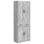 Set di armadi 2 pcs Sonoma grigio Legno ingegnerizzato 3416994