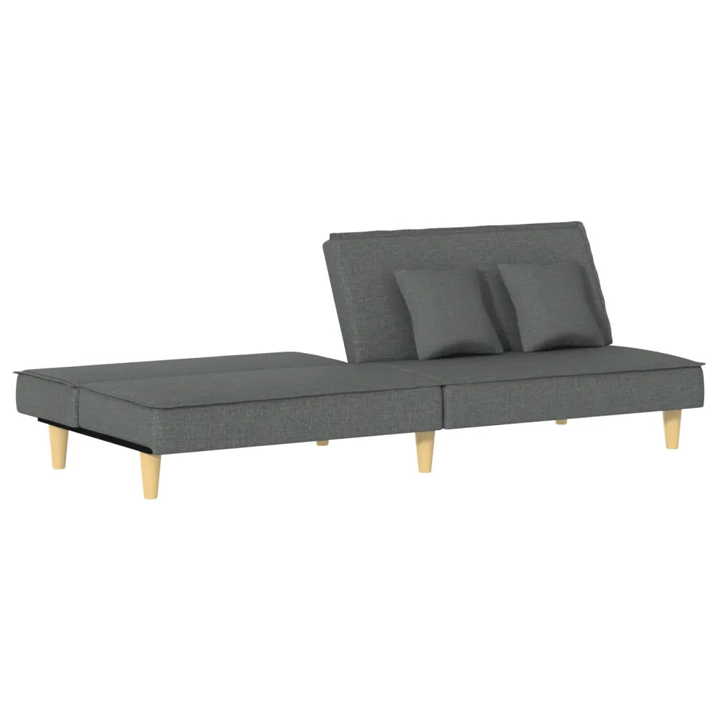 Divano letto-Sofa Letto-Daybed Grigio Scuro in Tessuto 994657