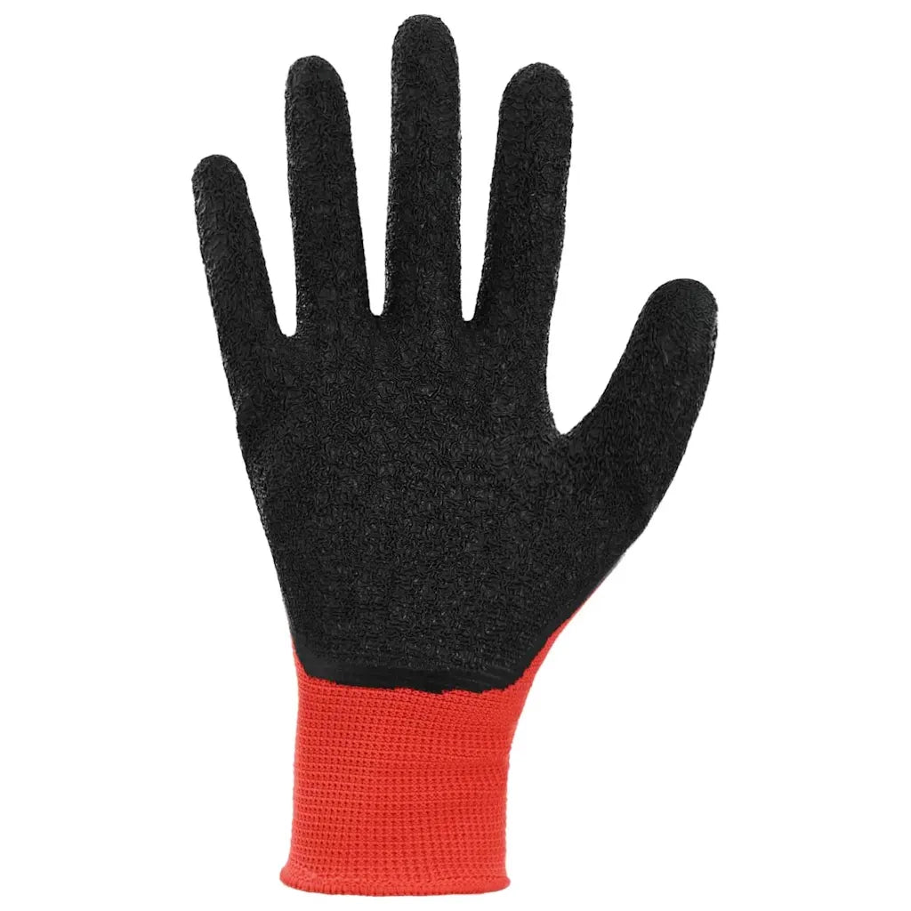 Guanti da Lavoro 24 pz Rosso e Nero 7 / S CFW9044426