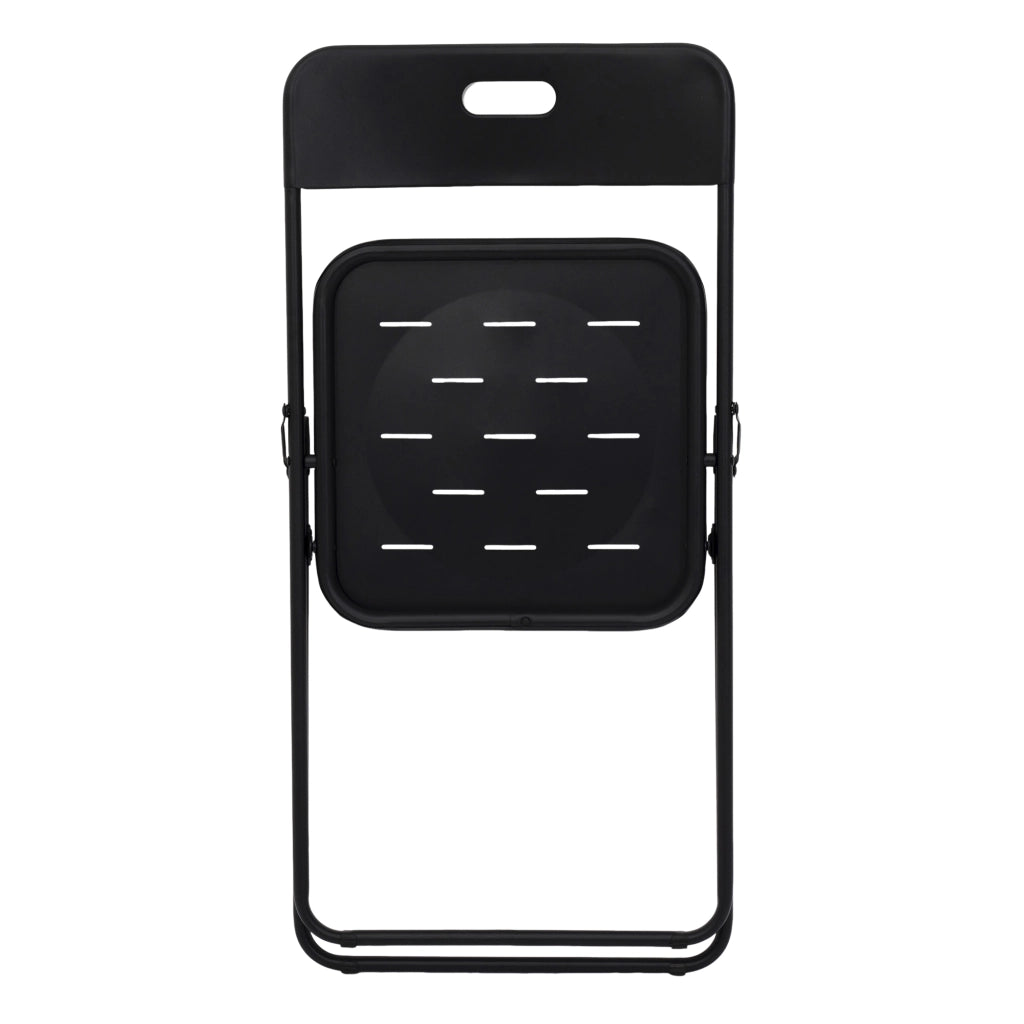 TAVOLO BISTRO PIEGHEVOLE SET DA 3 PEZZI 60x60x73 cm NERO
