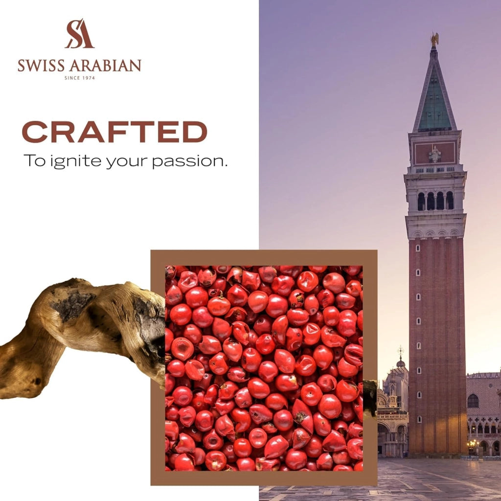 Passion of Venice - Estratto di profumo unisex, 100 ml, una lussuosa fusione di note verdi, gelsomino e muschio ambrato caldo, un profumo accattivante e intemporale