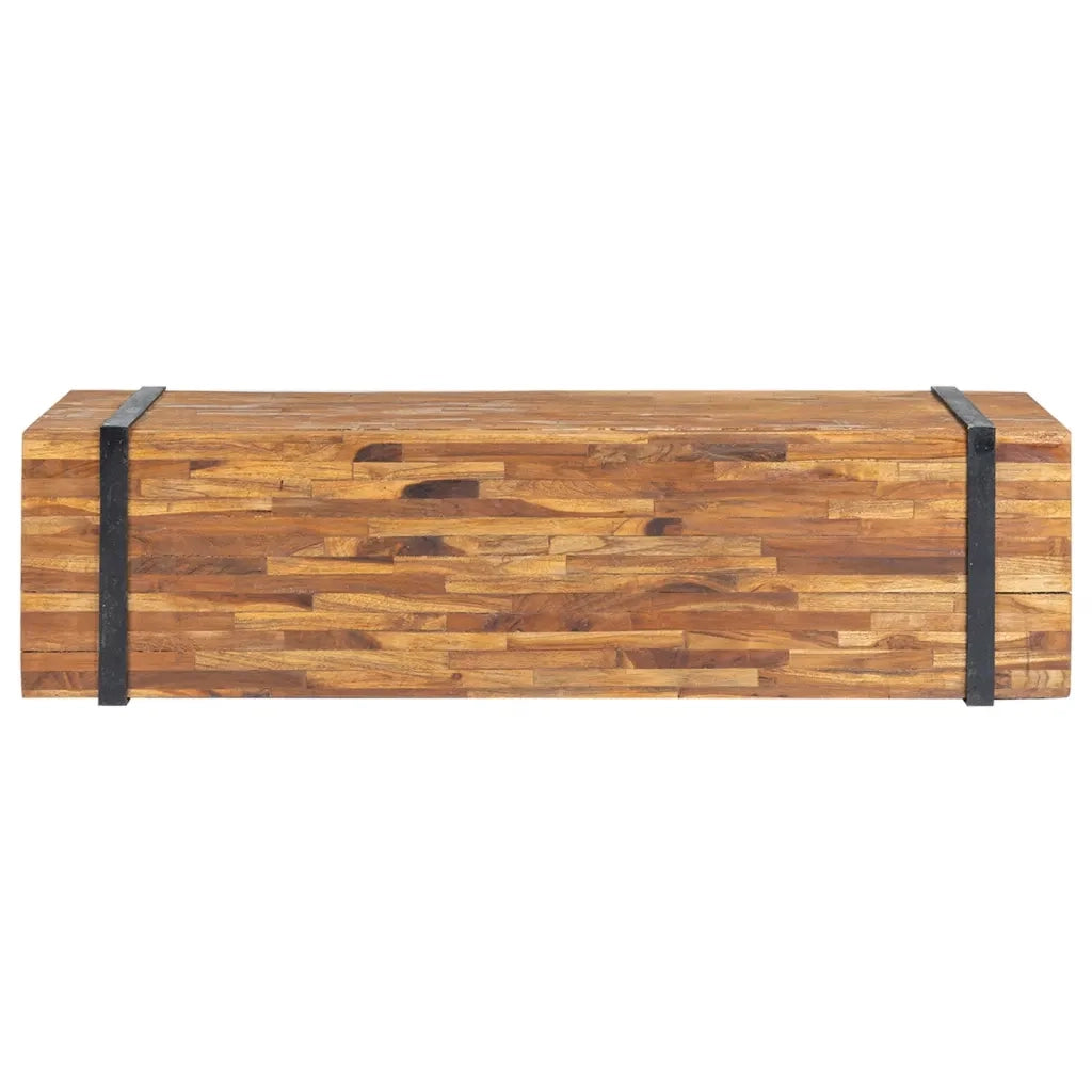 Mobile Porta TV 110x30x32,5 cm in Legno Massello di Teak cod mxl 19812