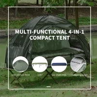 – Tenda da Campeggio Moderno e Stabile 193 x 78 x 160cm Verde