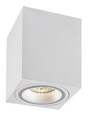 Spot soffitto moderno bianco quadrato GU10 25W Kobald