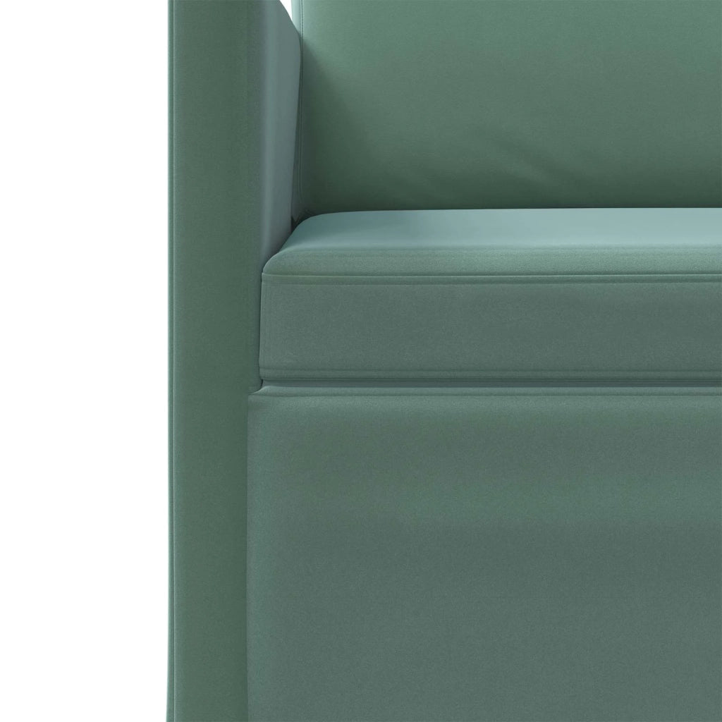 Set di divani 2 pcs Verde Mare Velluto (V) 3433227