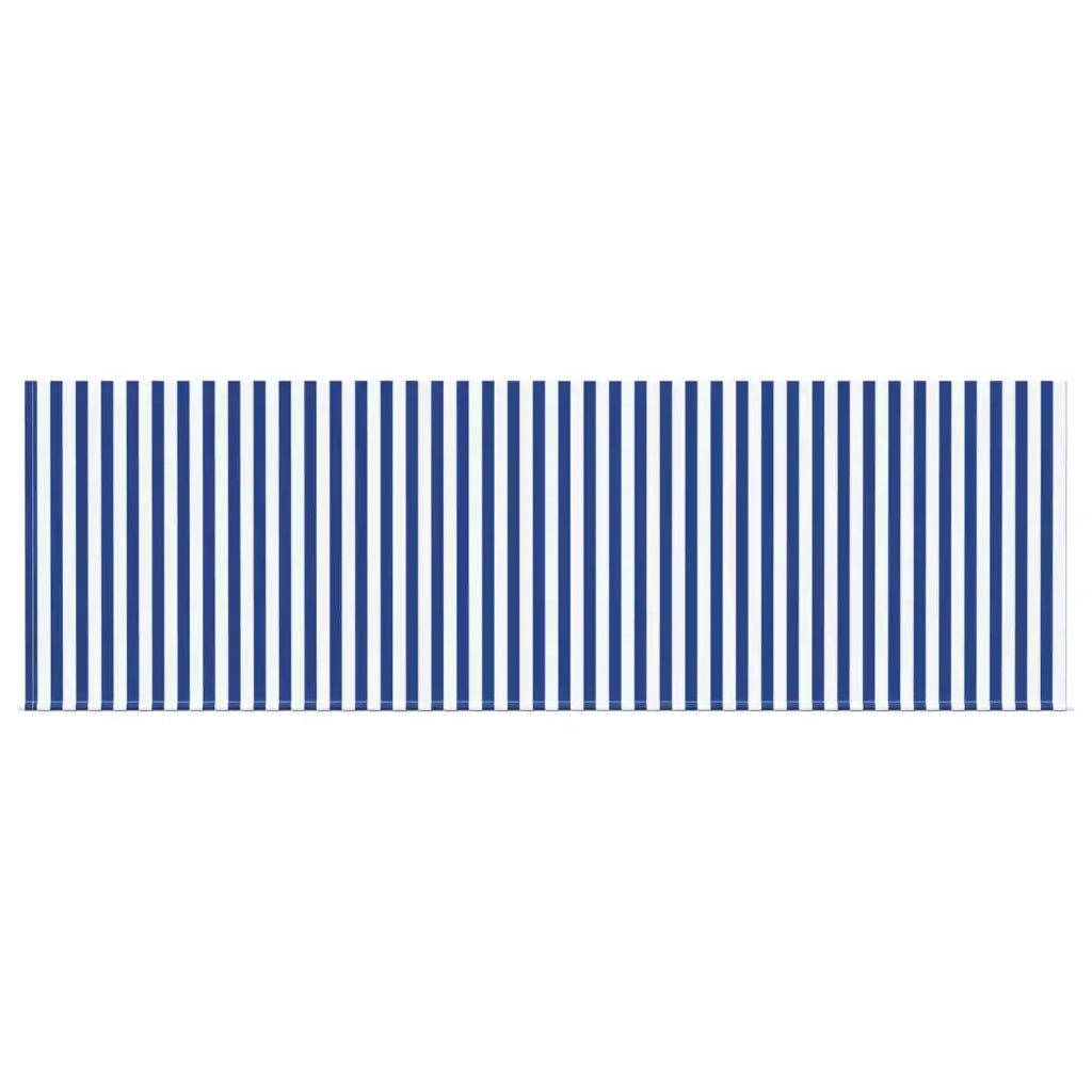 Tenda da Sole | Tenda Retrattile Blu e Bianco 400 x 200 cm