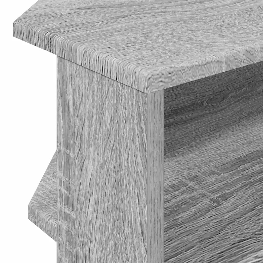 MobileTVAngolare Grigio Sonoma 102x40,5x45cm Legno multistrato