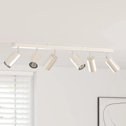 Faretto da soffitto Nichel 73 x 6 x 16 cm Metallo 4108205