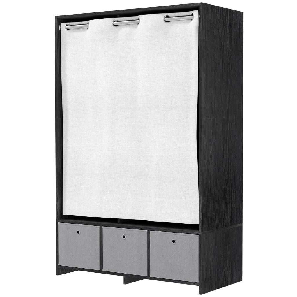 Armadio con porta scorrevole ¨C zephmum ¨C bianco 105x48x160 cm