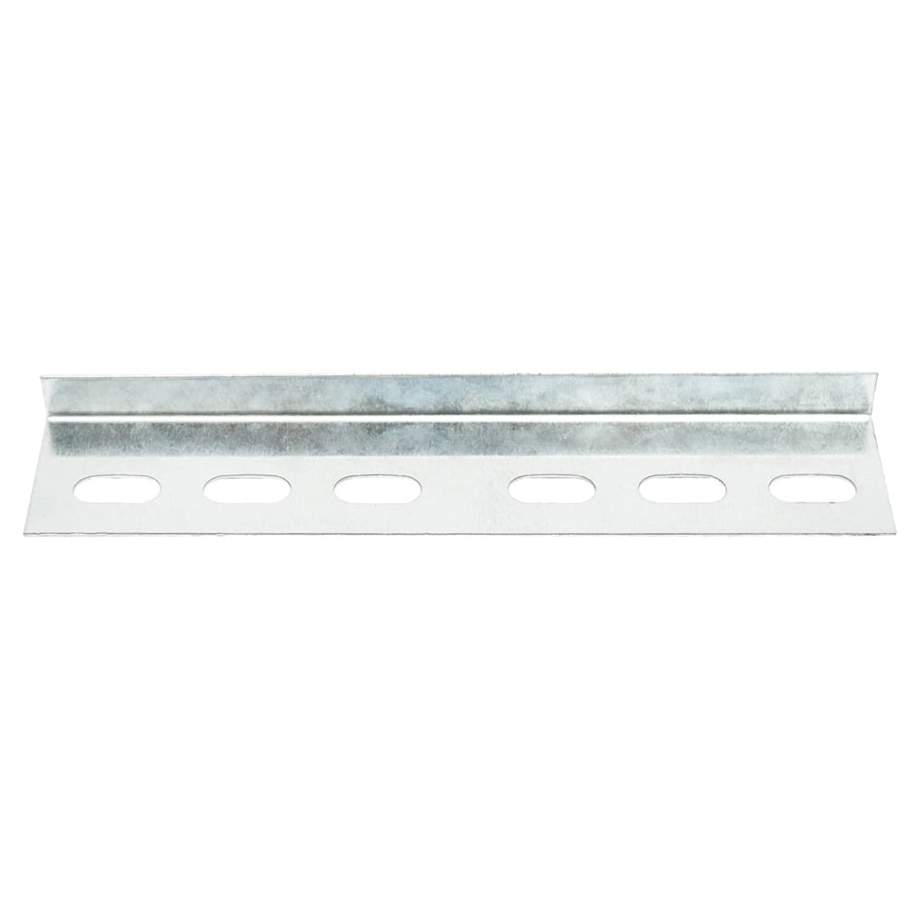 Elemento di collegamento per grondaia in metallo 40x15x200mm, acciaio zincato