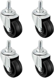 Set di 4 ruote di gomma 50 mm con avvito M10 per oscillatore 1609 x 3
