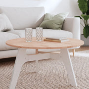 Piano per Tavolo Ø80x1,5 cm Rotondo in Legno Massello di Faggio 355911