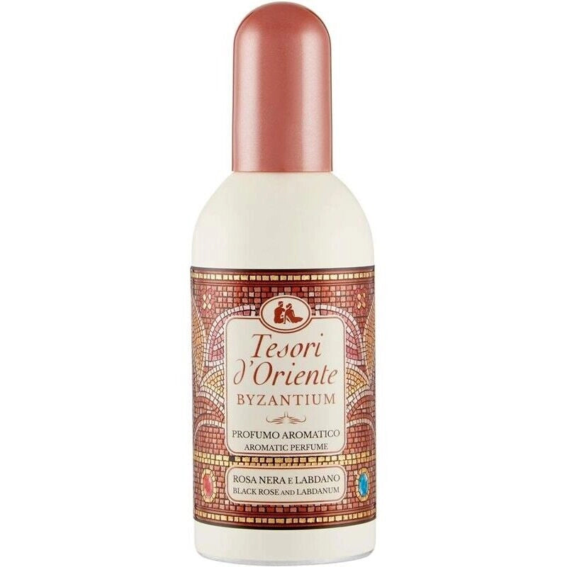 6 X TESORI D'ORIENTE BYZANTINIUM  PROFUMO AROMATICO ROSA NERA E LABDANO 100 M